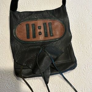 Deep cocho brown hand crafted crossbody